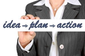 idea => plan => action