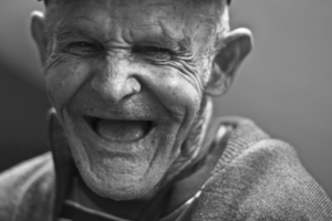 smiling old man